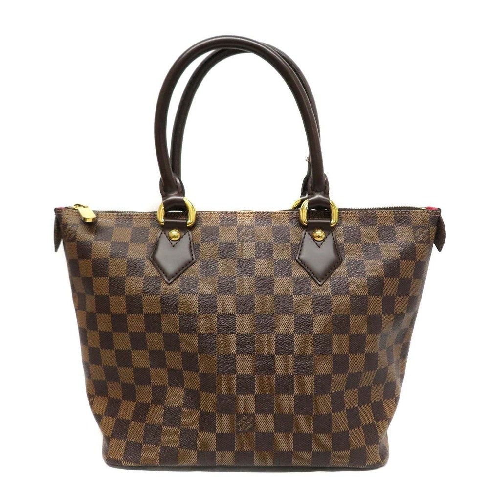 LOUIS VUITTON Saleya Damier Azur White Canvas Tote Bag White Shoulder